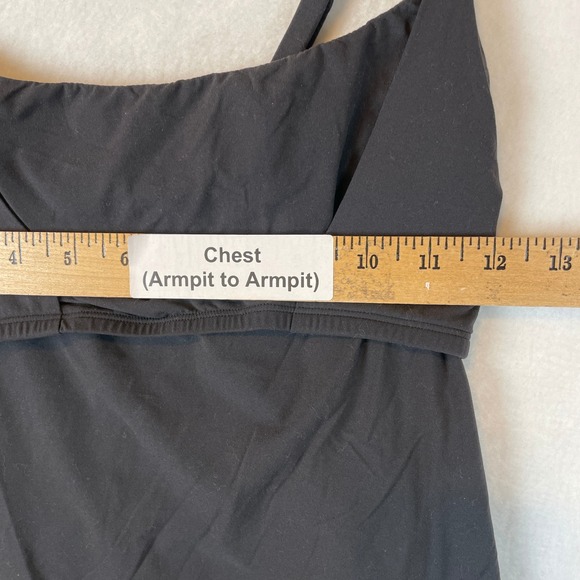 Skims Girl Kids Black Activewear Camisole Tank Top Shelf Bra Small S/P/CH - Picture 6 of 6